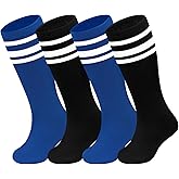 Sarfel Youth Toddler Soccer Socks Kids Baseball Socks Youth Boys Girls Knee High Softball Football Accessories Tube Cotton