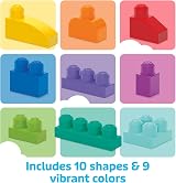 Mega Bloks Fisher-Price Toddler Big Building Bag 80 Pieces Blue 1+ DCH63 view 5