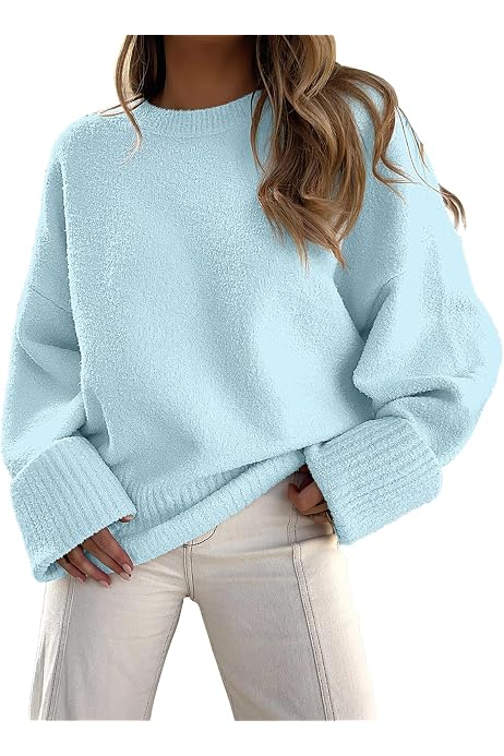 SOLY HUX Women's Ruffle Mock Neck Sweater - Button Detail, Long Sleeve Knit Pullover - View #4