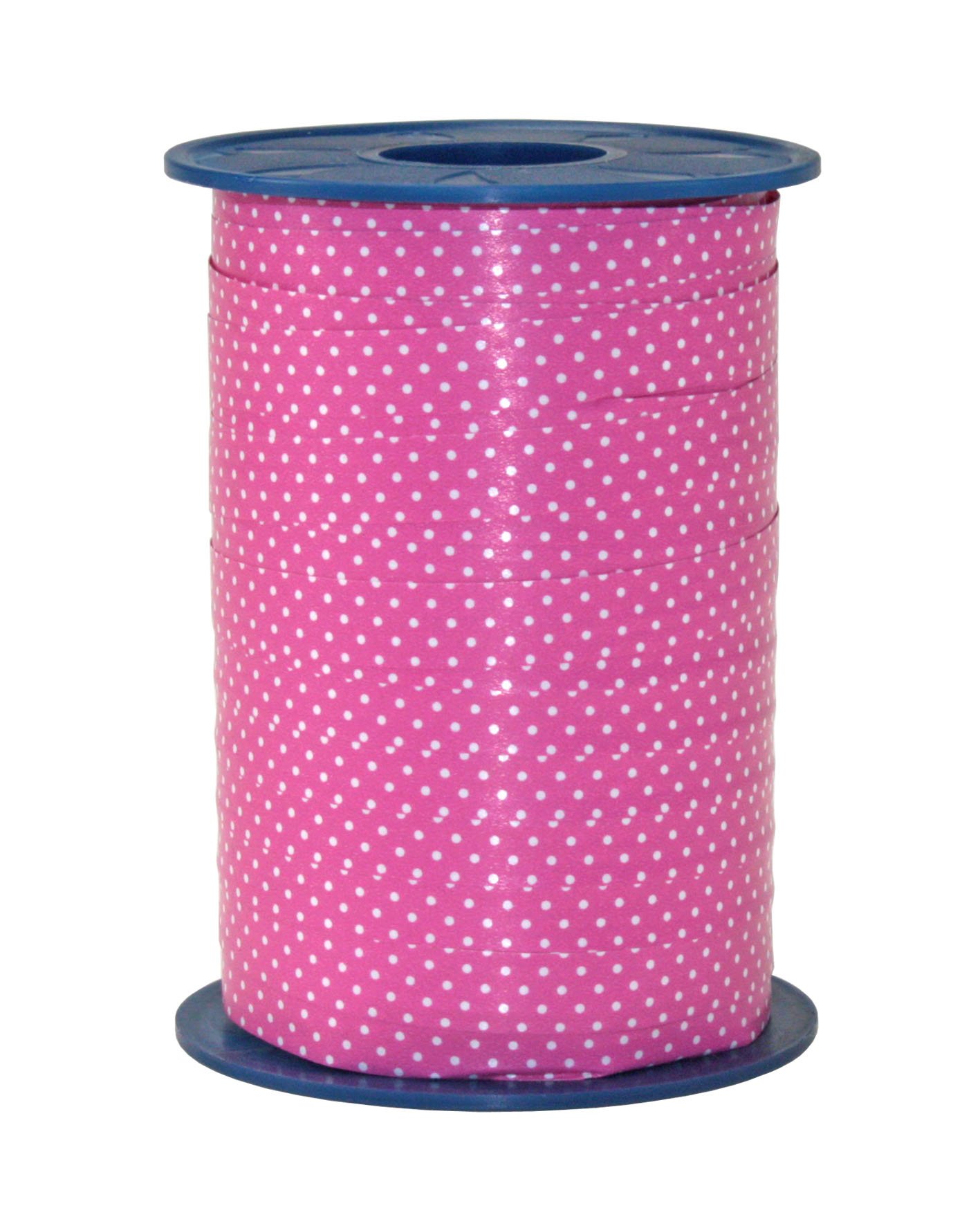 C.E. Pattberg Präsent - Dots Curling Ribbon Pink 10 mm width, 250 m length