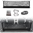 Muslogy Envelope Style Trunk Cargo Net Compatible with 2020-2024 2025 Ford Explorer Accessories Custom Fit Trunk Organizer Upgraded Mesh Storage Luggage Net with Metal Hooks