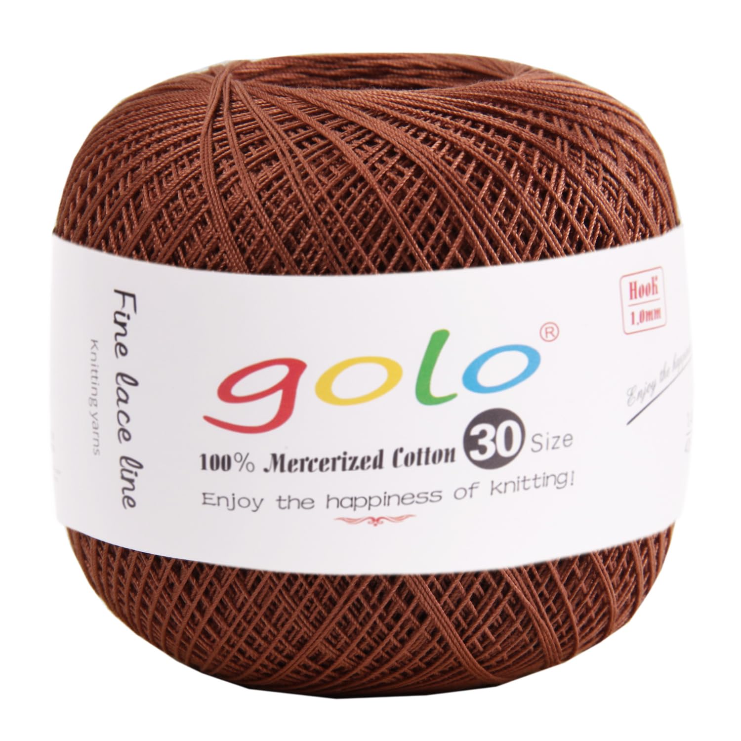 golo Crochet Thread Size 30 Yarn for Hand Knitting Cotton Crochet Yarn — image 1