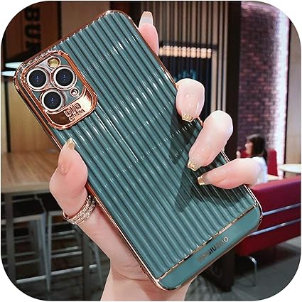 Amazon スーツケースストライプレンズ保護電話ケースfor Iphone11 Pro Max Xr Xs X Xsmaxオールインクルーシブカバー7 8 Plus Gray For Iphone Xr ケース カバー 通販