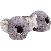 Everberry Fuzzy Koala Slippers for Women and Men - Fluffy Plush Animal Slippers for Adults