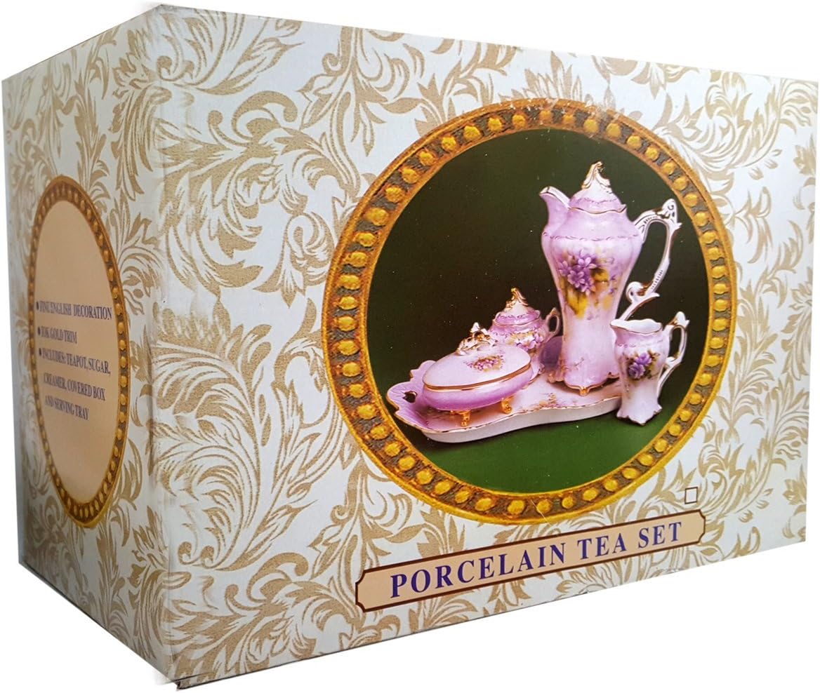Amazon Com Cracker Barrel Fine English 10k Gold Trim Pink