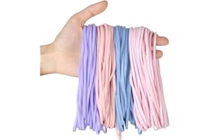 KJAHLAL Large Rubber Bands, 120 Pcs, Morandi Colors, Assorted Colors, Premium Supplies, Big Rubber Bands, Suitable for Home, Kitchen and Office, 7x1/8 Inches