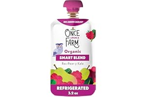 Once Upon a Farm Organic Ras-Pear-y Vanilla Smart Blend, 3.5 Oz