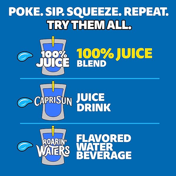 CAPRI SUN 100% JUICE APPLE ALL-NATURAL JUICE FROM CONCENTRATE WITH ADDED INGREDIENTS, 10 CT BOX, 6 FL OZ POUCHES