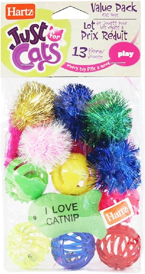 hartz pom pom cat toy