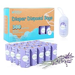 USBOO Disposable Diaper Bags for Baby, 20 Refill