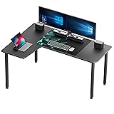 DESIGNA 60 Inch L Shaped Gaming Desk, Corner