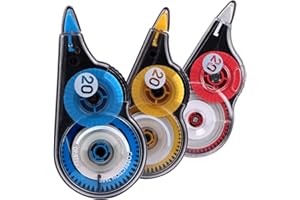 AK1980 Correction Tape Whiteout Correction Tape, 3 pcs White Out Correction Tape, Easy To Use for Instant Corrections Correct Wrong Writing At Any Time For school Office