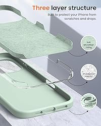 OuXul Designed for iPhone 16 Pro Case,Shockproof