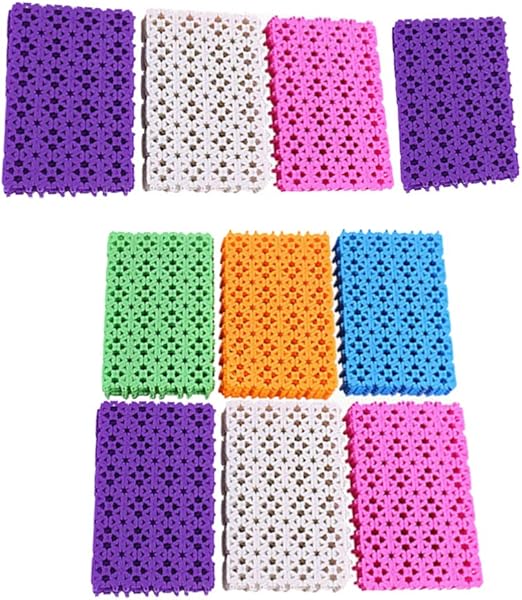Hemoton Alfombras Antideslizantes para Baño de 10 Piezas Alfombrilla de