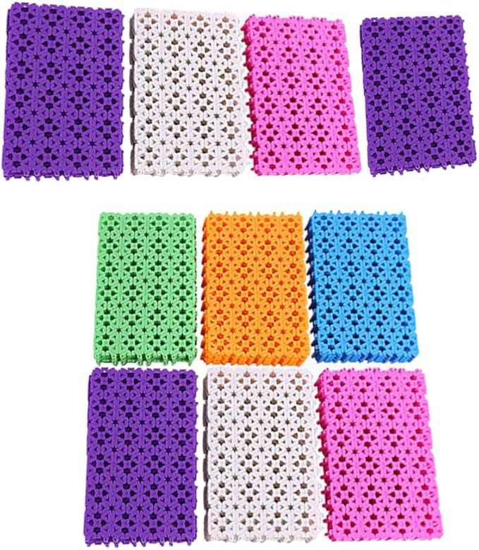 Hemoton Alfombras Antideslizantes para Baño de 10 Piezas Alfombrilla de