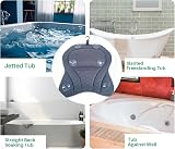 Roontin Bath Pillow 4D Mesh Waterproof Spa Cushion Head Neck Support All view 7