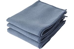 ECP Equine Comfort Products Microfiber Tack Cleaning Towels, Lifts Dirt, Dust & Sweat from Saddles, Bridles & Girths, Polishes Metal & Boots, Chemical-Free Leather Care, for Shows & Daily Use, 3-Pack