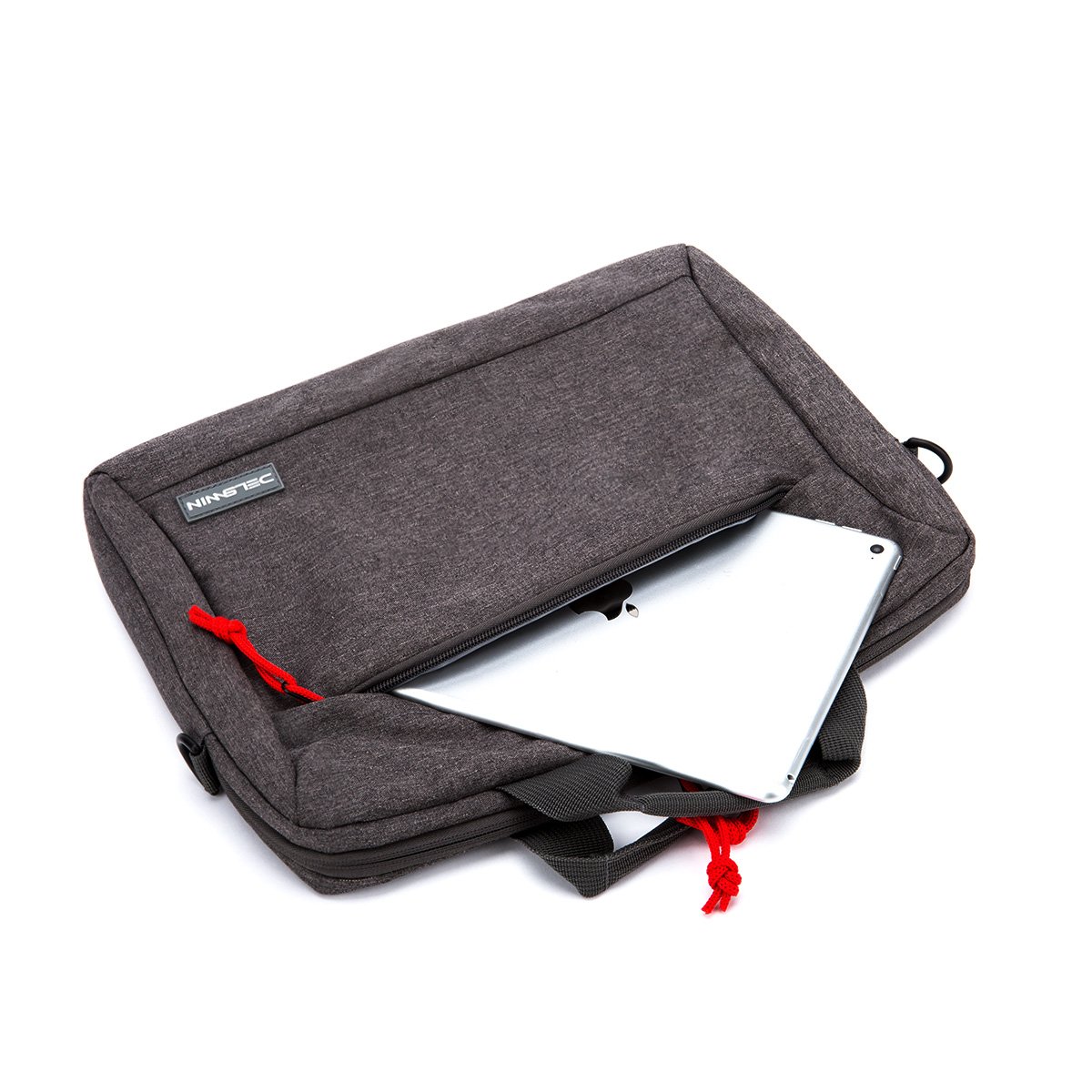 14 Inches Laptop Briefcase Sleeve - Lightweight Laptop Shoulder Messenger Bag Business Carrying Handbag for School/Travel/Women/Men (14.1, Gray)