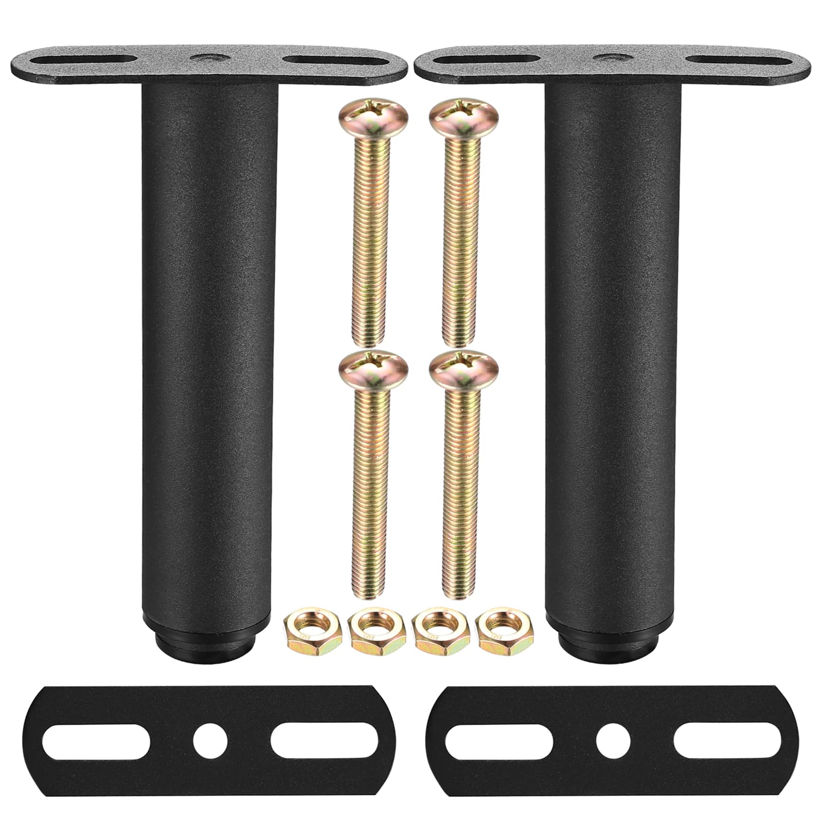 Adjustable Bed Legs, 2 Pcs Heavy Duty Center Frame Slat Support for Cabinet Sofa Bed Frame Replacement Parts 7-11(18-33cm)