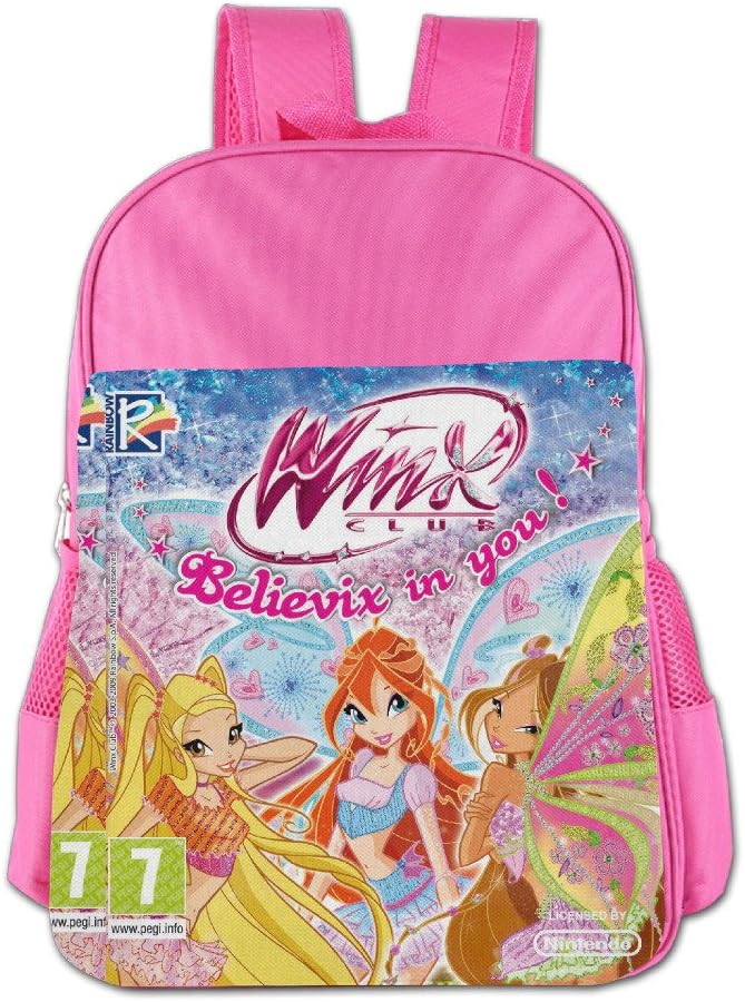 Kids Winx Club School Backpack Cartoon Boys Girls School Bag