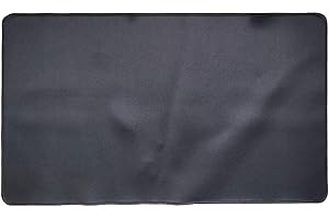 Jedaloke Playmat, 24" x 14" Gaming Mat Trading Card Game Pads with Playmat Bag(black-2mm)