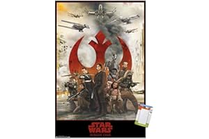 Trends International Star Wars: Rogue One - Assemble Wall Poster, 22.375" x 34", Poster & Mount Bundle