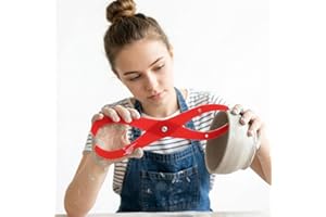 Pottery Clay Caliper Measuring Tool: Plastic Inside And Outside Transfer Calipers Studio Supplies for Ceramic Sculpting and M