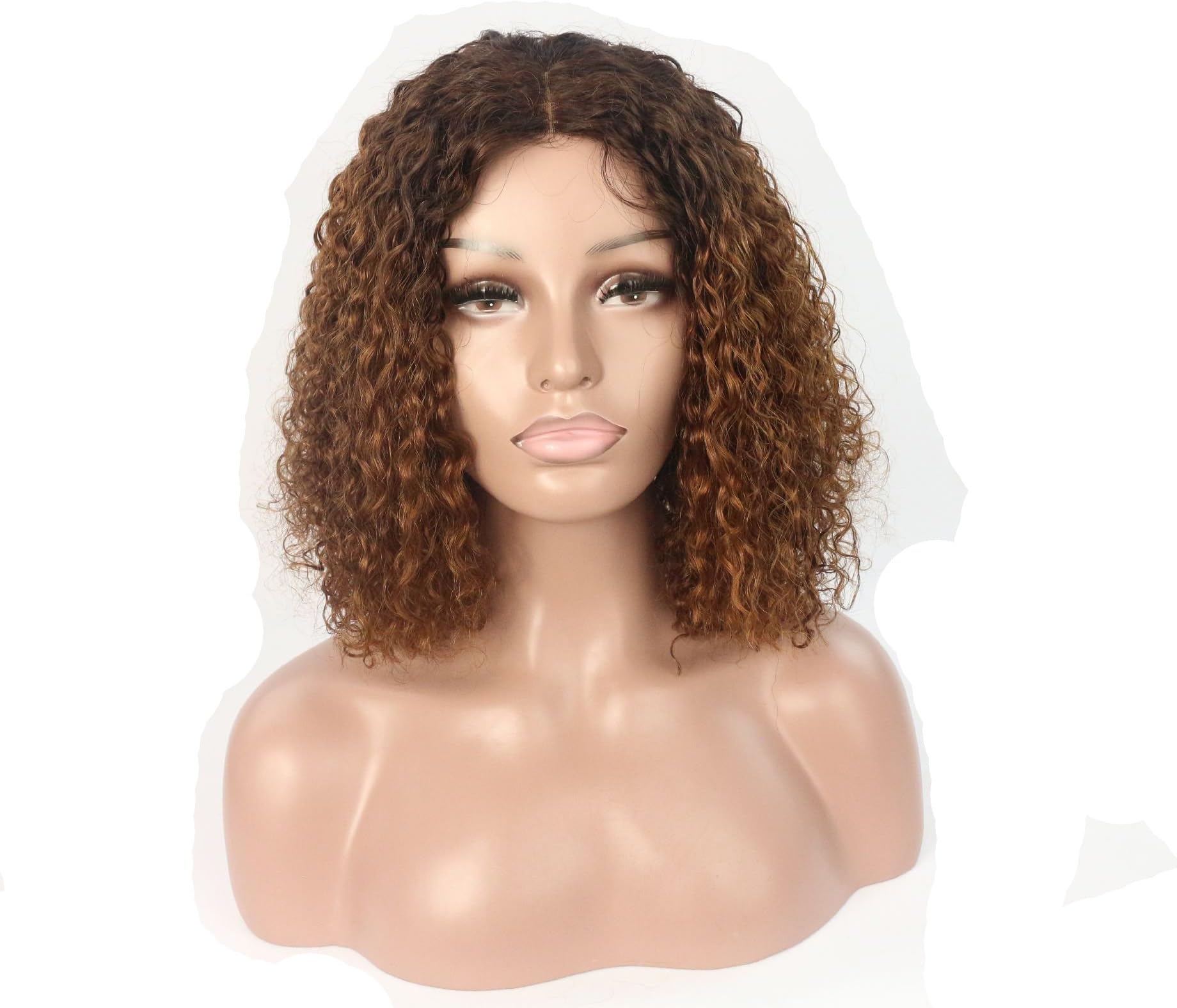Joyiwgs 180% Density Brazilian Virgin Hair Wig U Part Machine Made Wig T Ombre Color 4#/30# 14inch