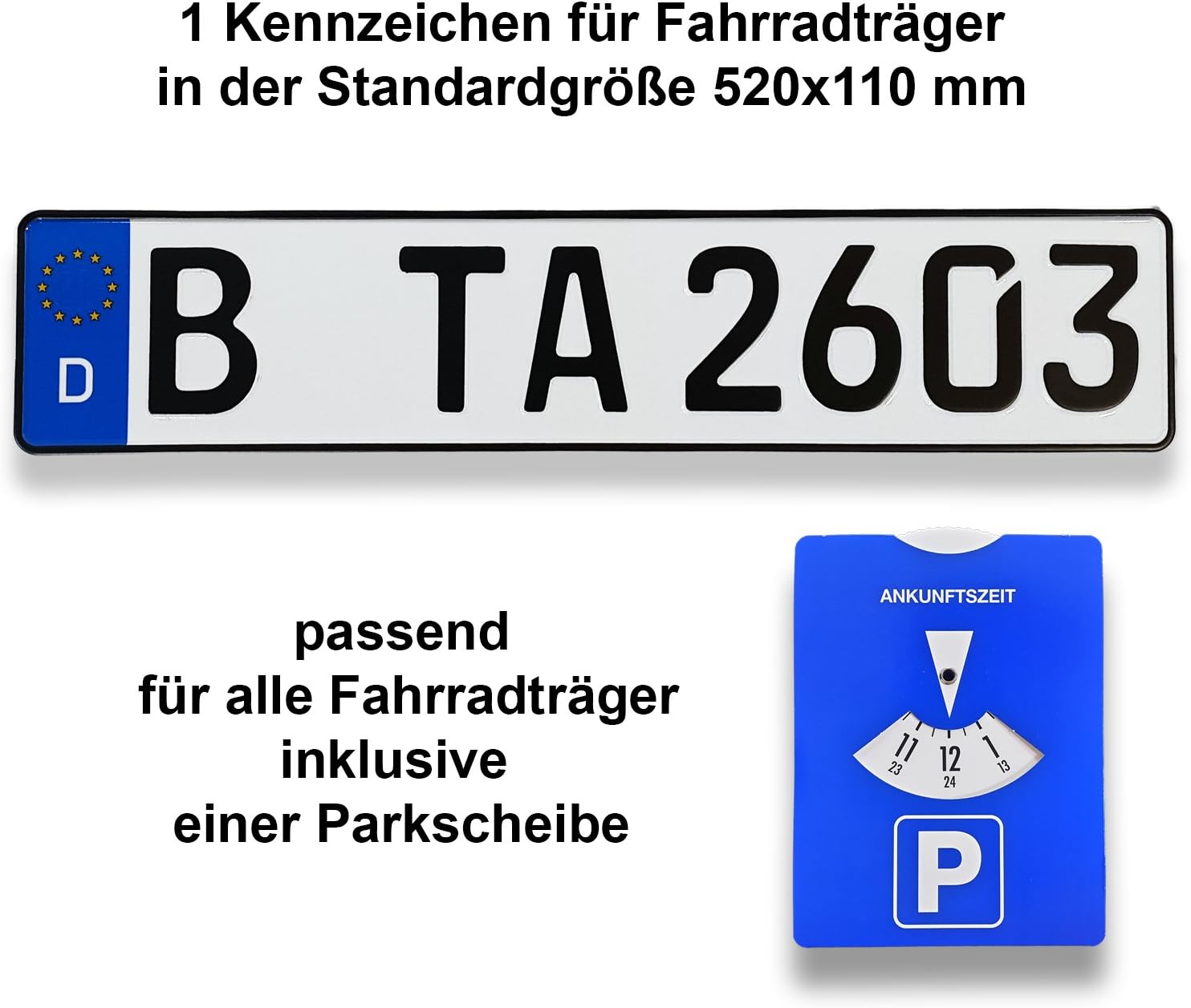 1 BICYCLE CARRIER Mark | DIN Certified and Reflective
