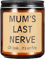 wompolle Mothers Day Gifts Candle for Mum Humorous Quote