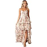 Petal & Pup Womens Mito Tiered Maxi Dress