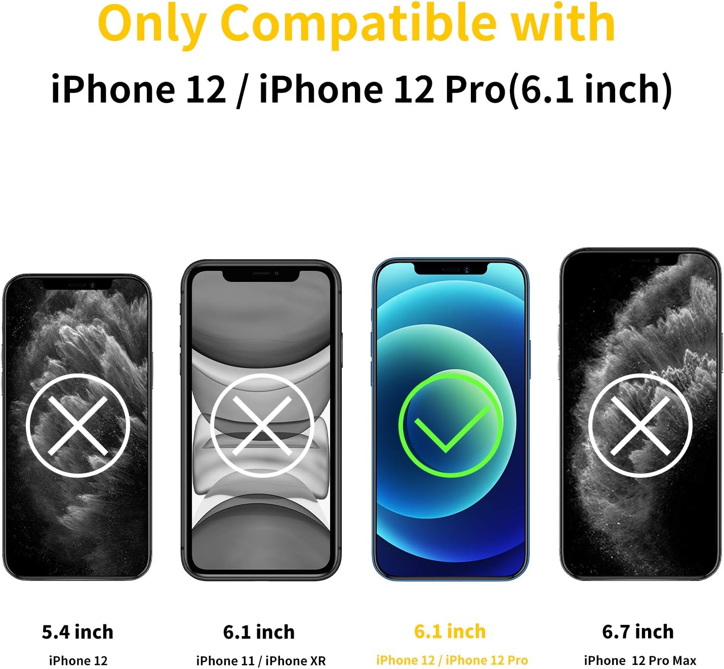 UNBREAKcable [3-Pack Screen Protector for iPhone 12 / iPhone 12 Pro - Image 3