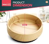 SOL 4 Pack Rubber Base Castor Cups Furniture Floor Protectors view 2