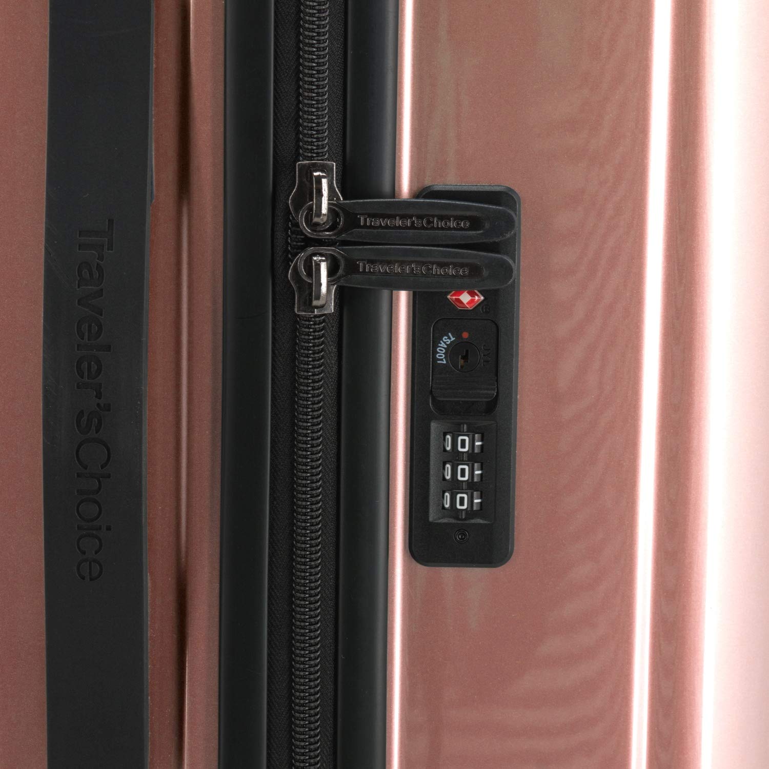 Traveler's Choice Ultimax Polycarbonate Hardside Trunk Luggage, TSA Lock, Expandable, Rose Pink, 30