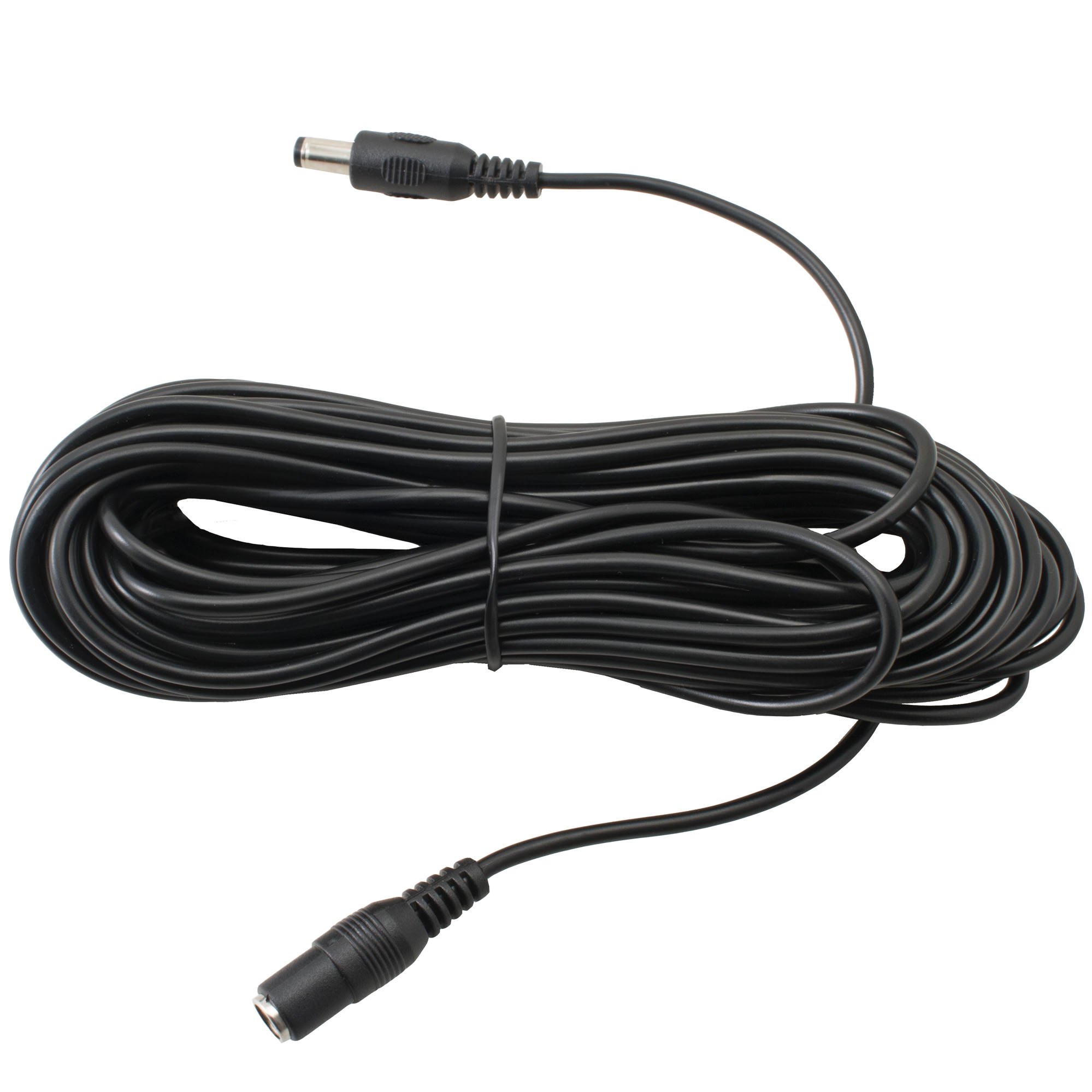 SpyCameraCCTV - 10 Metre DC Power Extension Cable with 2.1mm/5.5mm Male Female Jack - Suitable for 12V CCTV Cameras