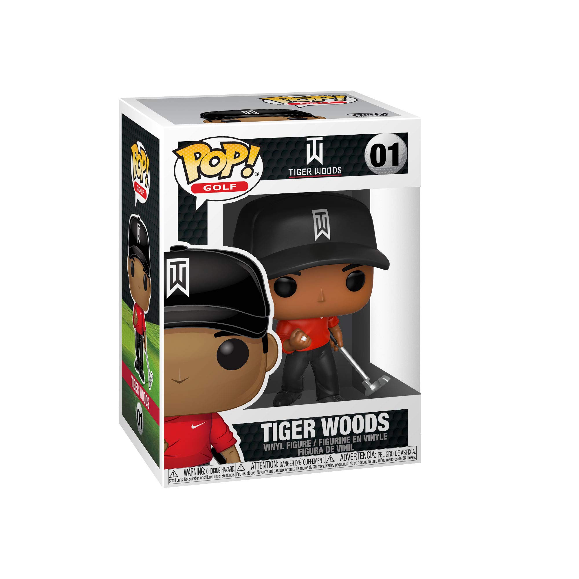 Funko POP! Golf: Tiger Woods - (Red Shirt) - Collectable Vinyl Figure - Gift Idea - Official Merchandise - Toys for Kids & Adults - Sports Fans - Model Figure for Collectors and Display