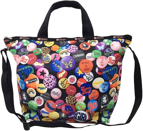 Amazon レスポートサック Lesportsac トートバッグ Deluxe Easy Carry Tote 4360 G713 X Girl Memories エックスガールメモリーズ X Girl コラボ 並行輸入品 トートバッグ