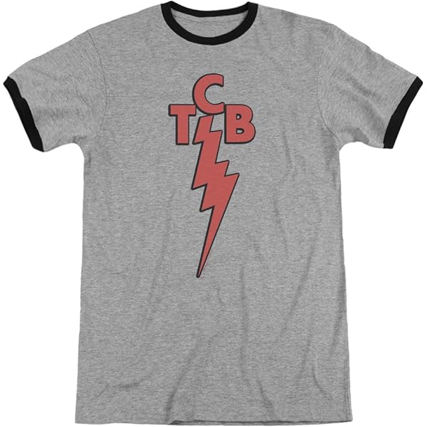 Amazon.com: Elvis Presley - TCB Logo - Adult T-Shirt - Small Gray