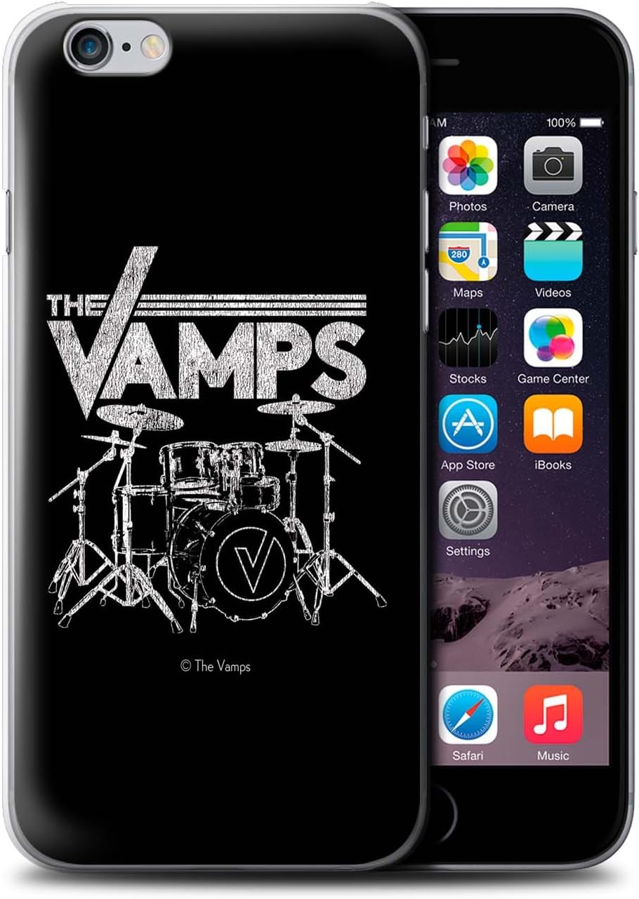 The Vamps Official Phone Case/Cover for Apple iPhone 6 / Drum Kit Design Graffiti Band Logo Collection