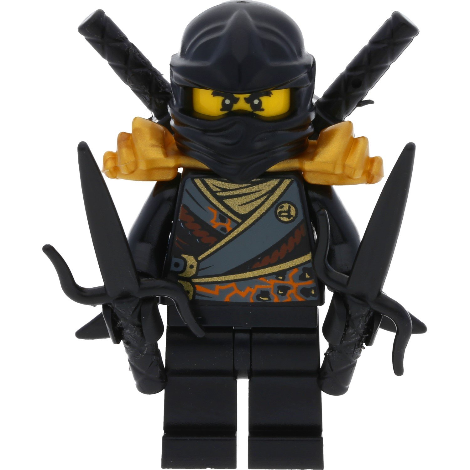 LEGO Ninjago mini figure Cole from the set 70723 incl. 4 GALAXYARMS