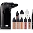 TEMPTU One Airbrush Make-up Kit with Cordless Compressor, 6 Shades: 11-Piece Set, Portable Air Brush Machine & Airpod Pro, 3 Shades of Foundation, Blush, Bronzer, Instant Concealer, Perfect Complexion