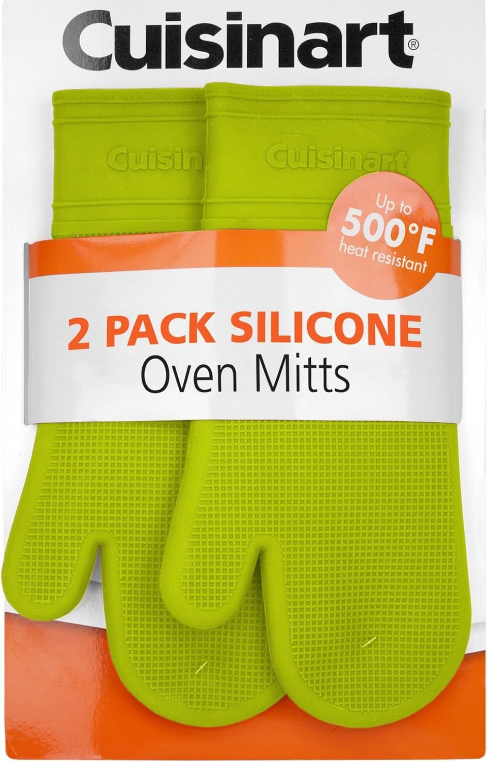 Cuisinart Silicone Oven Mitt, Green (2 Pk.) Amazon.co.uk Kitchen & Home
