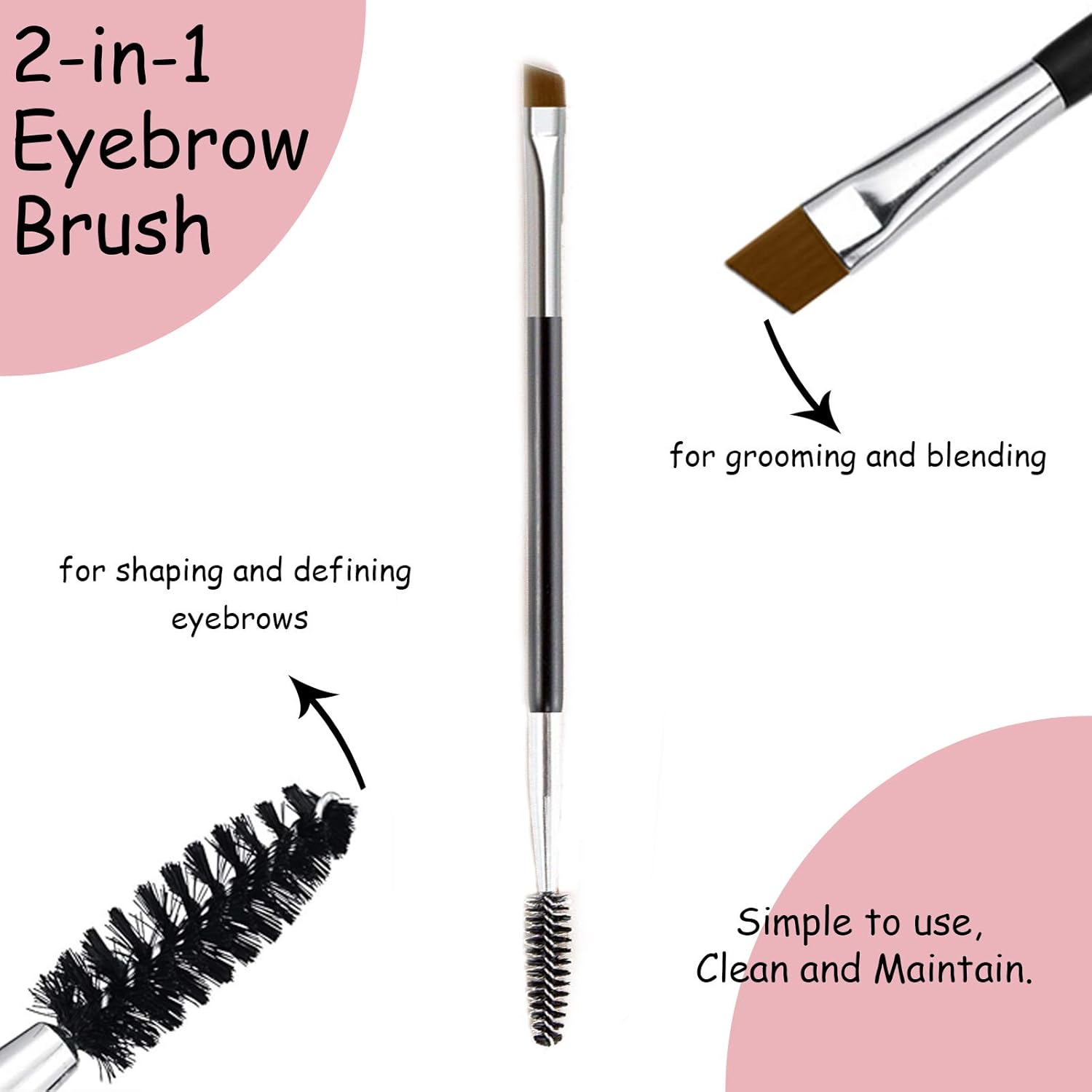 TEUVO Eyebrow Stencil for Beginners 24 Styles Eyebrow Shaper Kit with Eyebrow Brush and Brow Razor Trimmer - Image 5