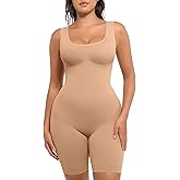 FeelinGirl Shapewear Bodysuit for Women Tummy Control Seamless Butt Lifting Thigh Slimmer Full Body Shaper