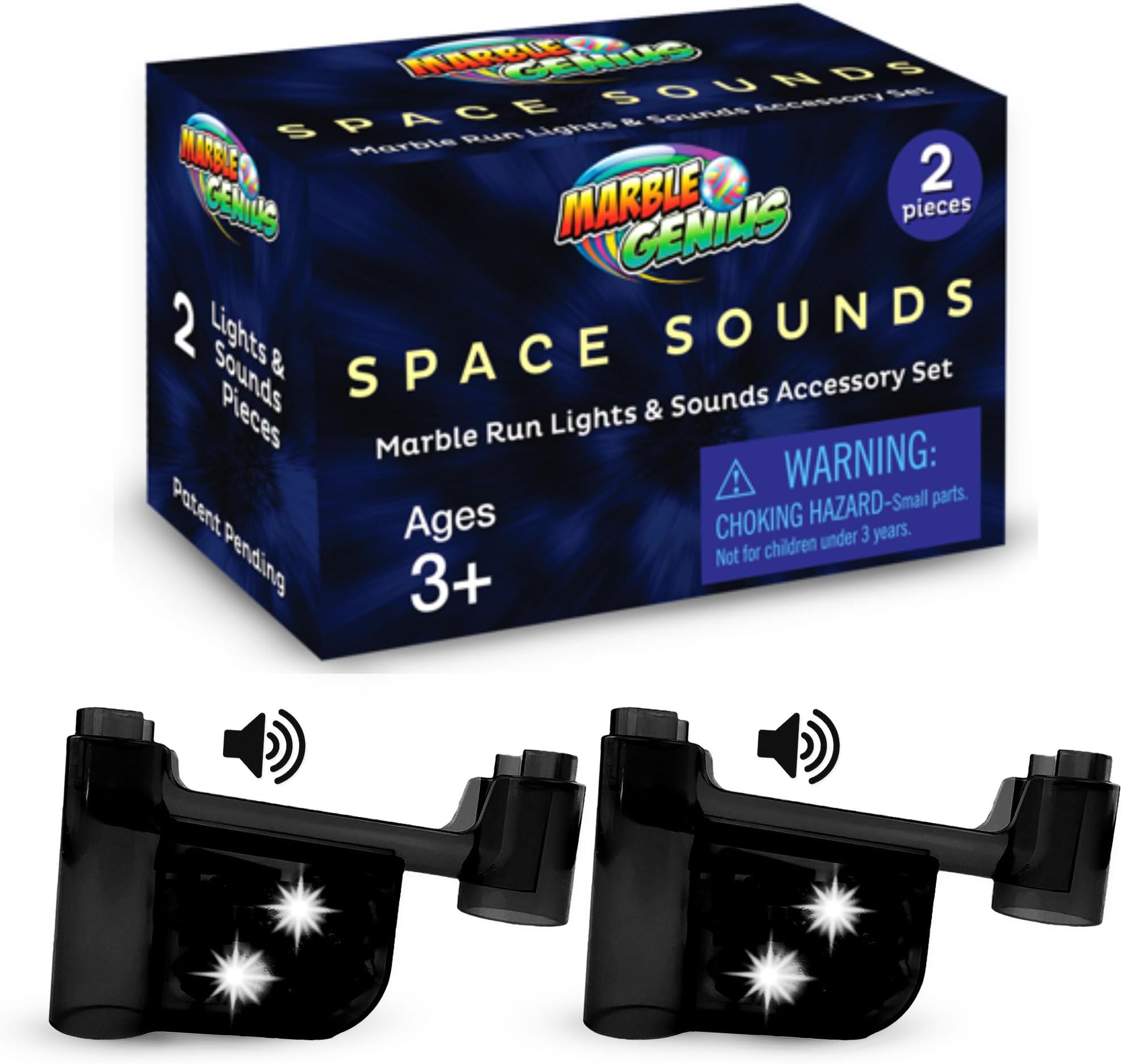 Marble Genius Marble Run Lights & Sounds Accessory Set 10 Randomized