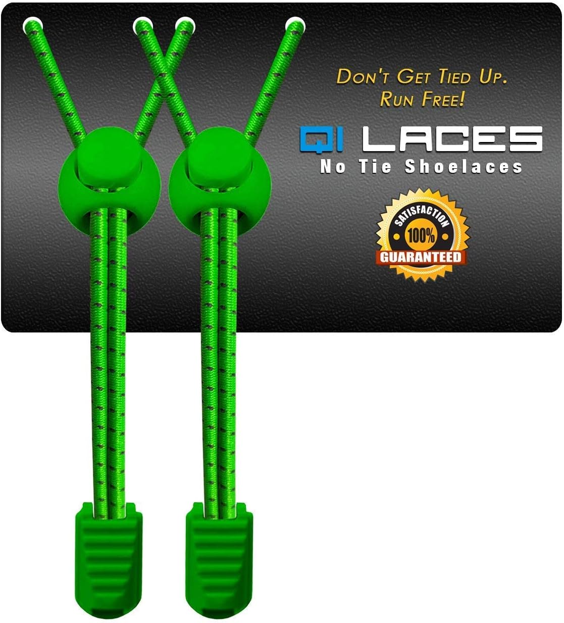 No Tie Shoelaces for Kids & Adults. Elastic & Silicone Shoe Laces to Replace Your Shoe Strings. Makes Any Sneaker a Quick, Comfy Slip On