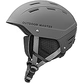 OutdoorMaster Kelvin II Ski Helmet - Snow Sport Helmet Snowboard Helmet for Men Women & Youth