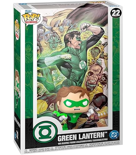 Amazon.com: Funko Pop! DC Comics Comic Moments Green Lantern and