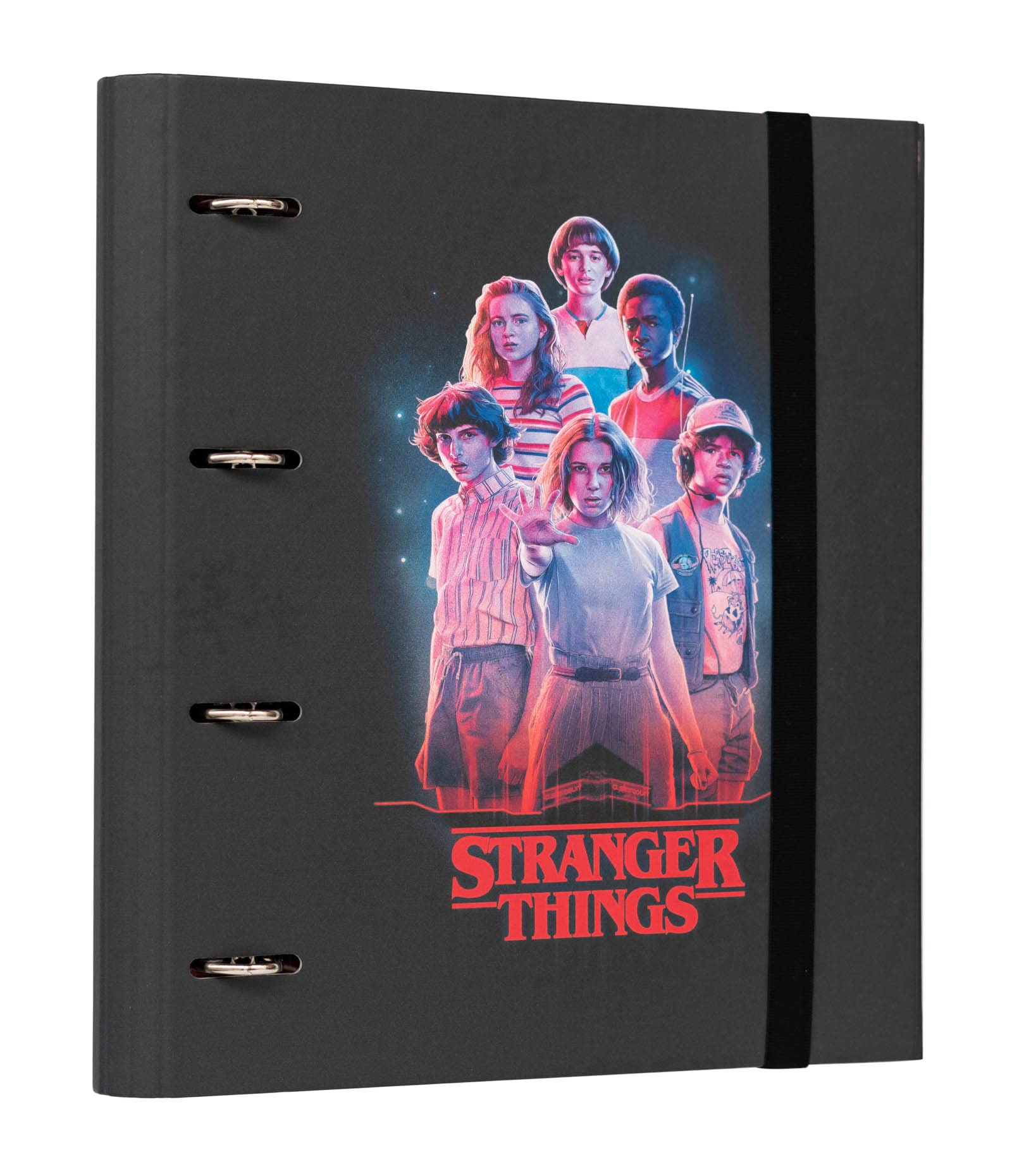 Grupo Erik 4 Ring Binder A4 - Stranger Things Merchandise | 10.6 x 12.6 inches - 27 x 32 cm - A4 Ring Binder Folder, Document Folder | Stranger Things Gifts