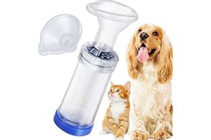 NECALON Cat Inhaler Spacer, Aerosol Chamber for Pets, Handheld Spacer with Exclusive Breathing Indicator and Mask, Easy to Use